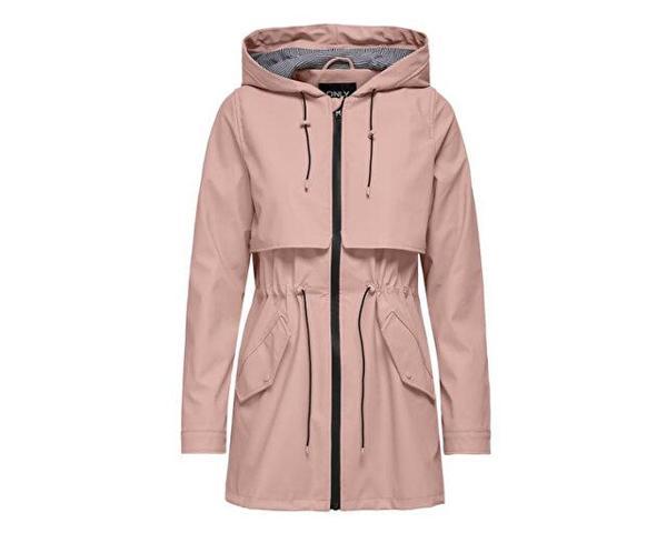 Only Onlrace Short Raincoat Otw Kadın Günlük Ceket 15161241-ROSE-SMOKE Pembe - Image 1