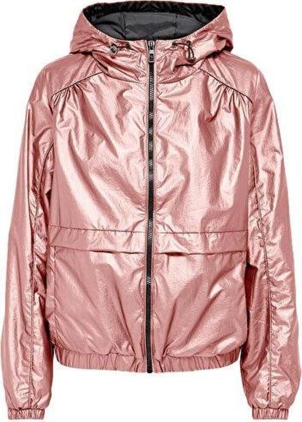 Only Onlerin Metallic Jacket Otw Rose Smoke Kadın Günlük Ceket 15244657-ROSE-SMOKE Pembe - Image 1