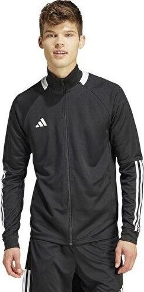 adidas M Sereno Tj IR9746 Erkek Futbol Antrenman Ceketi Siyah - Image 1