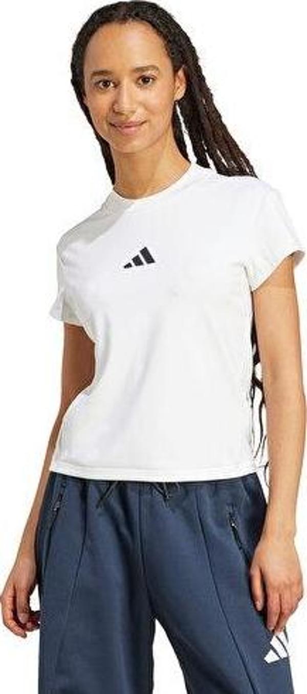 adidas W Z.N.E. Bb Tee Kadın Günlük Tişört JL7334 Beyaz - Image 1