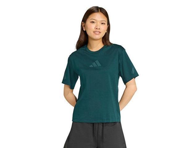 adidas W Z.N.E. Tee Kadın Günlük Tişört JW7752 Yeşil - Image 1