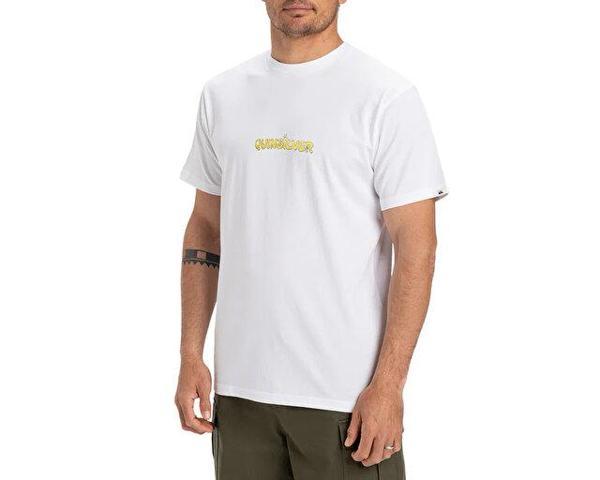 Quiksilver Ev Disconnect Effects Ss Erkek Günlük Tişört EQYZT08049-908 Beyaz - Image 1