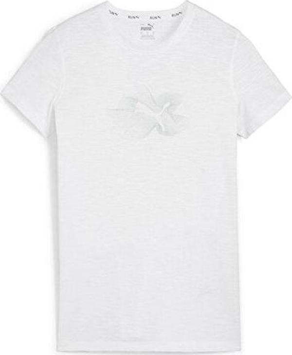 Puma Women's Radiant Run Tee Kadın Günlük Tişört 52512302 Beyaz - Image 1