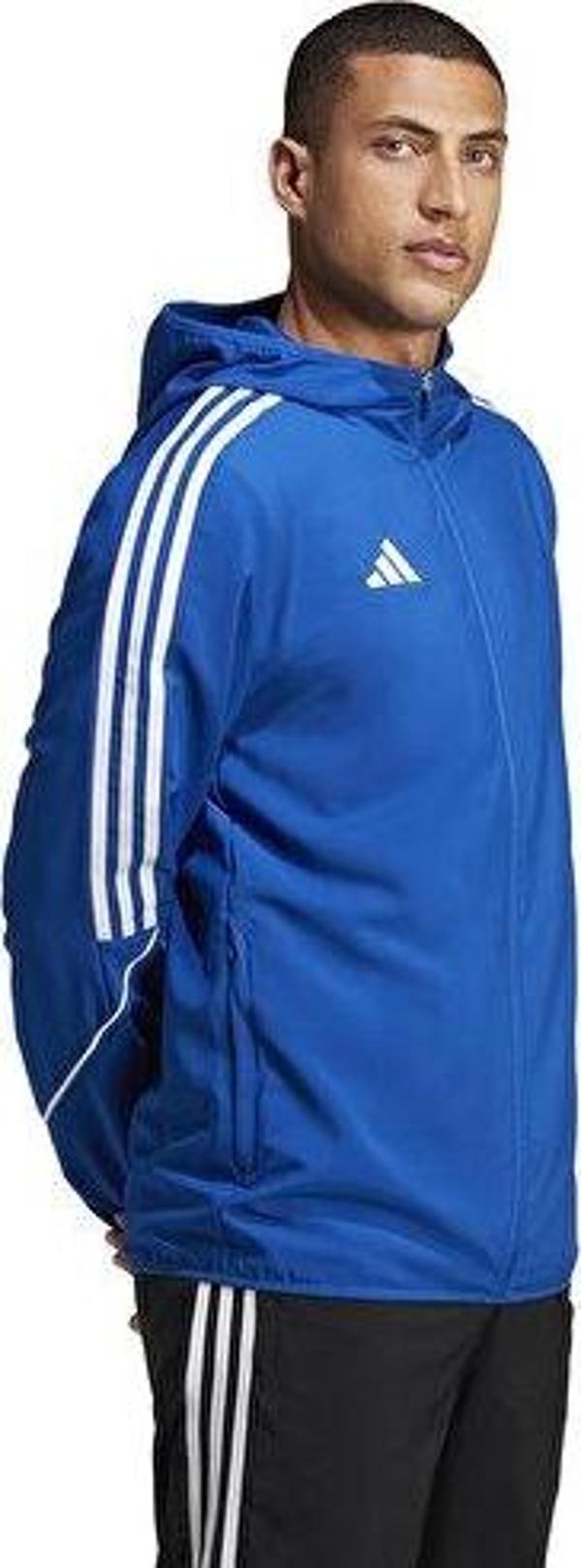 adidas Tiro23 L Wb Erkek Futbol Antrenman Ceketi IA1619 Mavi - Image 1