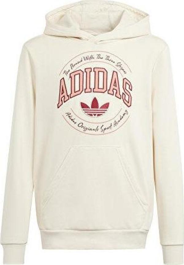 adidas Hoodie Çocuk Günlük Sweatshirt IN0623 Krem - Image 1