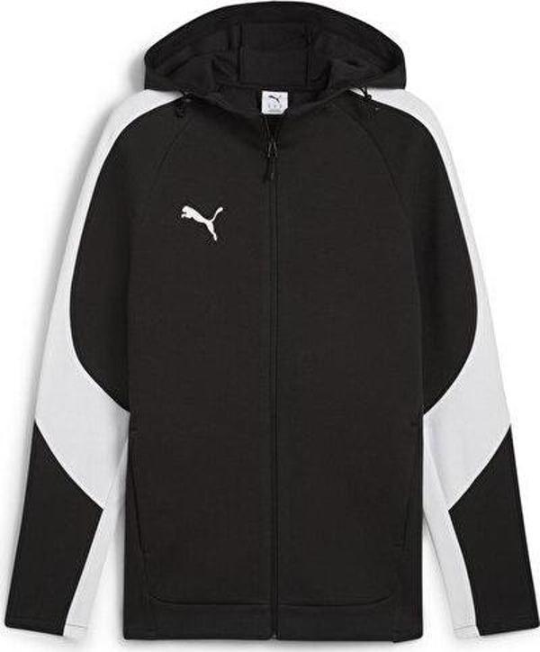 Puma Team Evostripe Hooded Erkek Futbol Kamp Ceketi 65994703 Siyah - Image 1