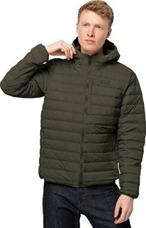 Jack Wolfskin Glowing Mountain Jacket M Erkek Outdoor Montu 1206341-4144 Yeşil - Image 1