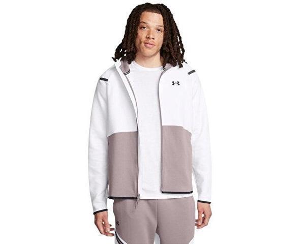 Under Armour Ua Unstoppable Flc Erkek Günlük Polar Ceket 1389352-015 Beyaz - Image 1