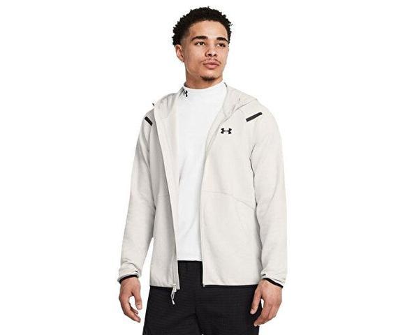 Under Armour Ua Unstoppable Flc Erkek Günlük Ceket 1389352-110 Bej - Image 1