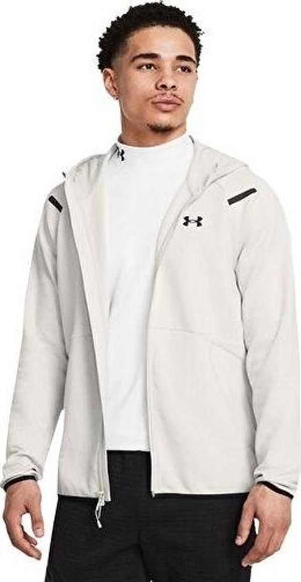 Under Armour Ua Unstoppable Flc Erkek Günlük Ceket 1389352-110 Bej - Image 1