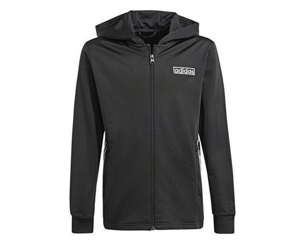 adidas Fz Hoodie Çocuk Günlük Ceket IT5466 Siyah - Image 1
