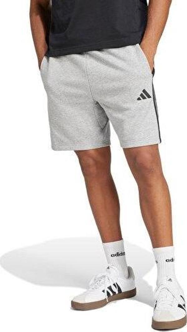 Adidas M 3S Ft Sho Erkek Günlük Şort JE6419Gri - Image 1