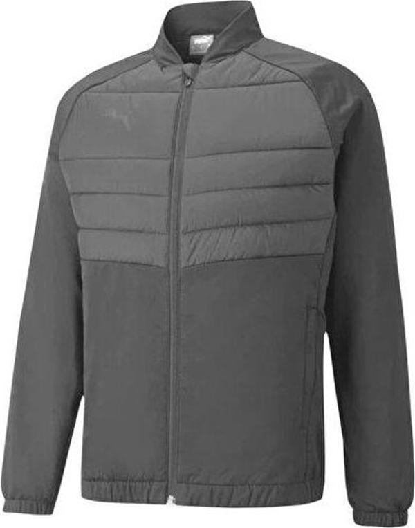 Puma Teamliga Hybrid Jacket Erkek Futbol Ceketi 65732113 Gri - Image 1