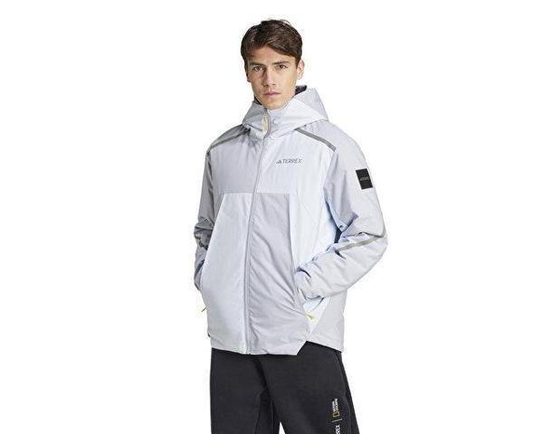 adidas Ng Coldrdy Jkt Erkek Çift Taraflı Outdoor Montu IX7953 Mavi - Image 1