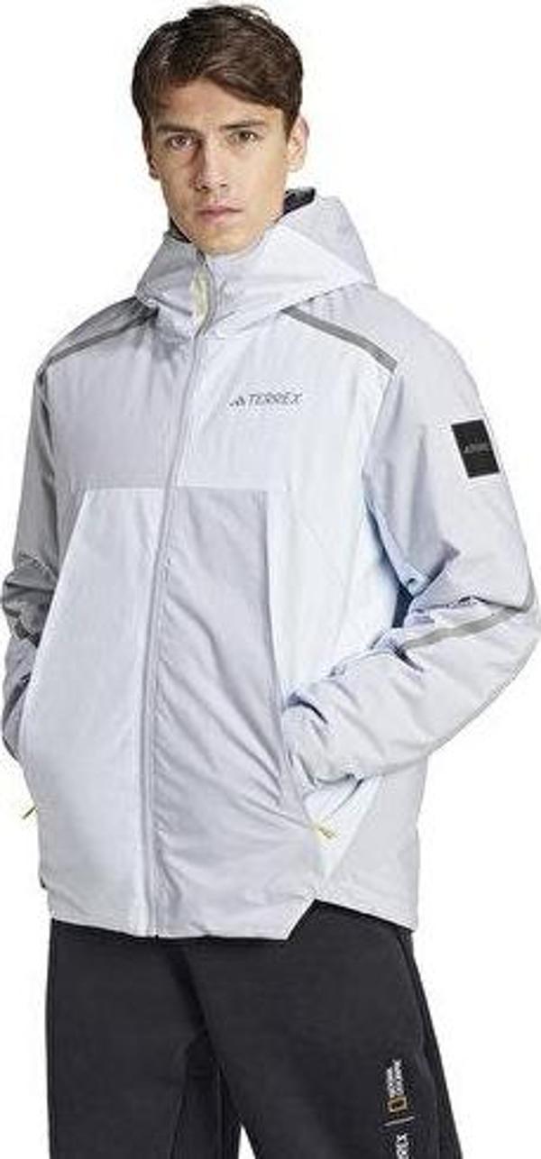 adidas Ng Coldrdy Jkt Erkek Çift Taraflı Outdoor Montu IX7953 Mavi - Image 1