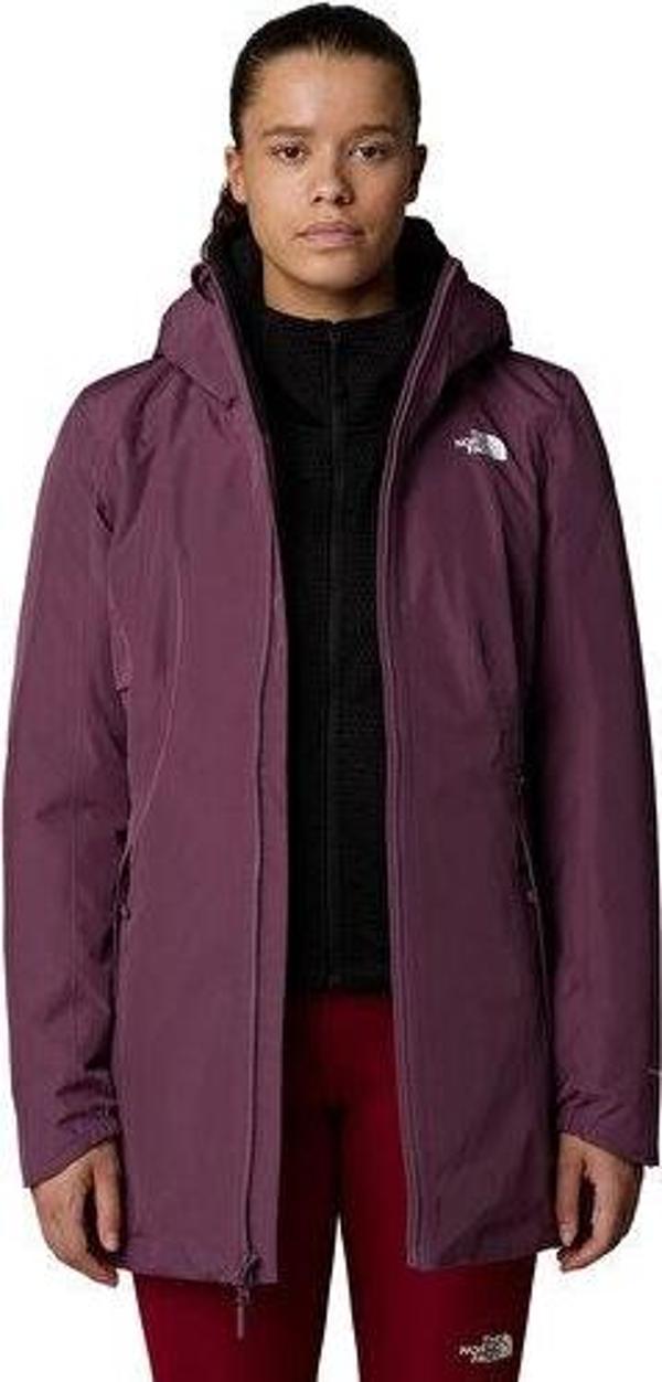 The North Face W Hikesteller Insulated Parka Kadın Outdoor Parka NF0A3Y1G1NI1 Mor - Image 1