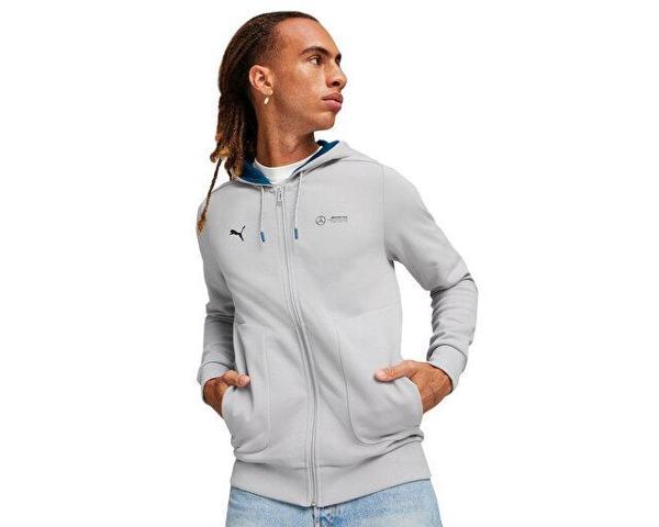 Puma Mapf1 Hooded Sweat Jacket Erkek Günlük Ceket 62374402 Gri - Image 1