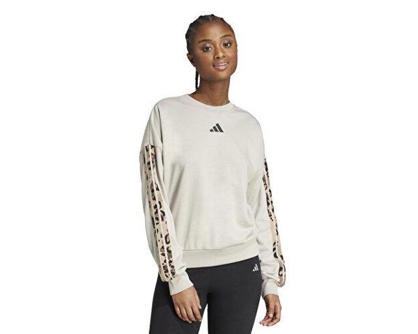 adidas W Aop Swt Kadın Günlük Sweatshirts JM1836 Krem - Image 1