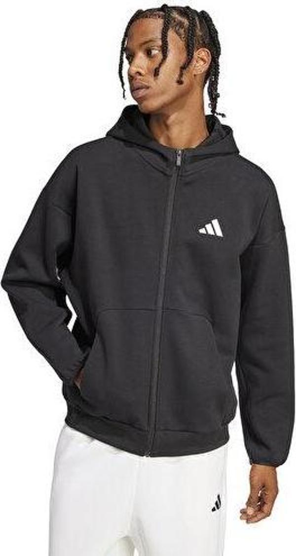 adidas M Fi Sl Fz Erkek Günlük Ceket JI8768 Siyah - Image 1