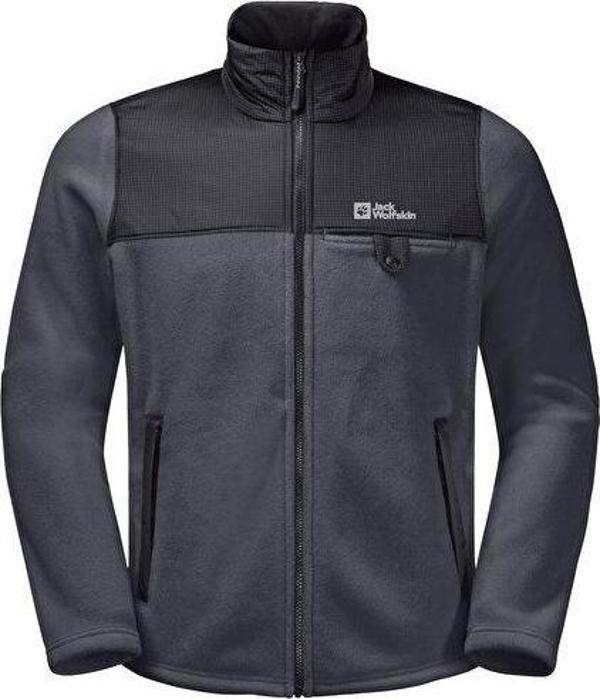 Jack Wolfskin Dna Grizzly Fz Erkek Outdoor Polar Ceket 1709982-6230 Gri - Image 1