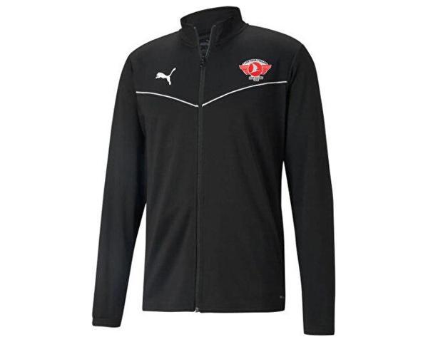 Puma Turk Hava Yolları Antrenman Ceket Türk Hava Yolları Erkek Futbol Antrenman Ceketi THY-65739203 Siyah - Image 1