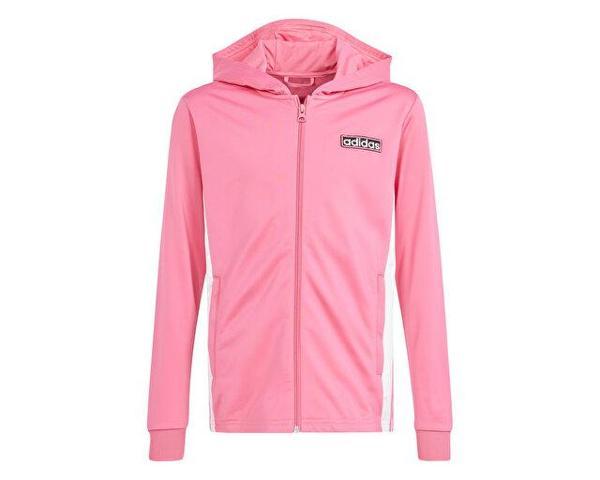 adidas Fz Hoodie Çocuk Günlük Ceket IN2115 Pembe - Image 1