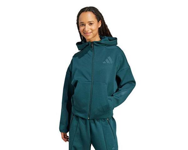 adidas W Z.N.E. Fz Kadın Günlük Ceket JW5321 Yeşil - Image 1