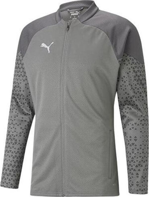 Puma Teamcup Training Jacket Erkek Futbol Antrenman Ceketi 65798313 Gri - Image 1