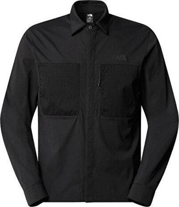 The North Face M L/S Lightrange Shirt Erkek Outdoor Ceketi NF0A8B53JK31 Siyah - Image 1