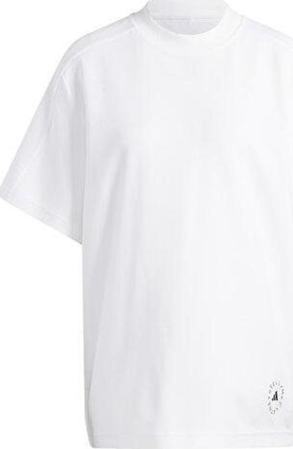 adidas Asmc Logo Tee Kadın Günlük Tişört IB6855 Beyaz - Image 1