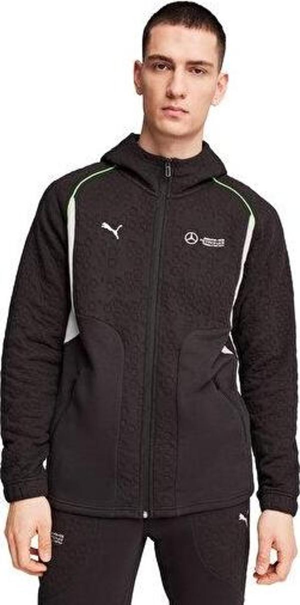 Puma MapF1 Hooded Sweat Jacket Erkek Günlük Ceket 62732101 Siyah - Image 1
