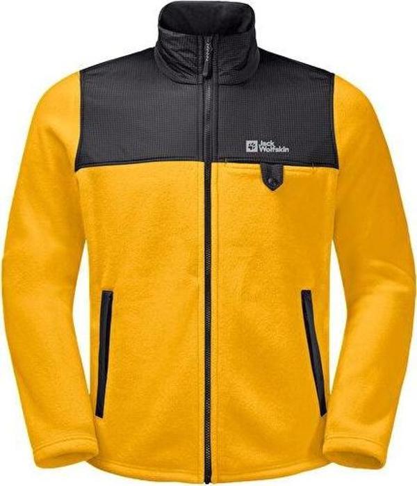 Jack Wolfskin Dna Grizzly Fz Erkek Outdoor Polar Ceket 1709982-3802 Sarı - Image 1