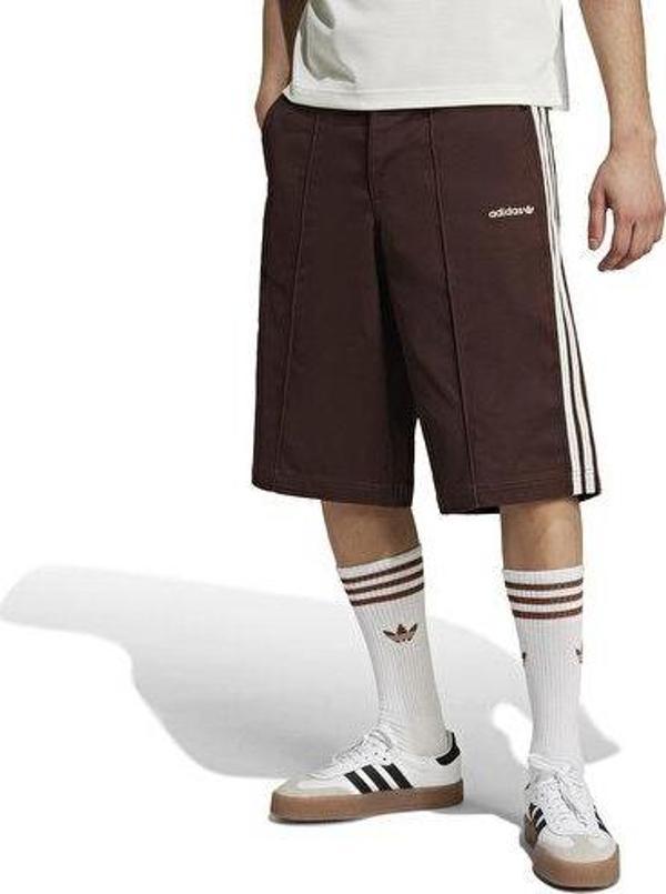 adidas 80S 11In Bermud Erkek Günlük Şort JC6524 Kahverengi - Image 1