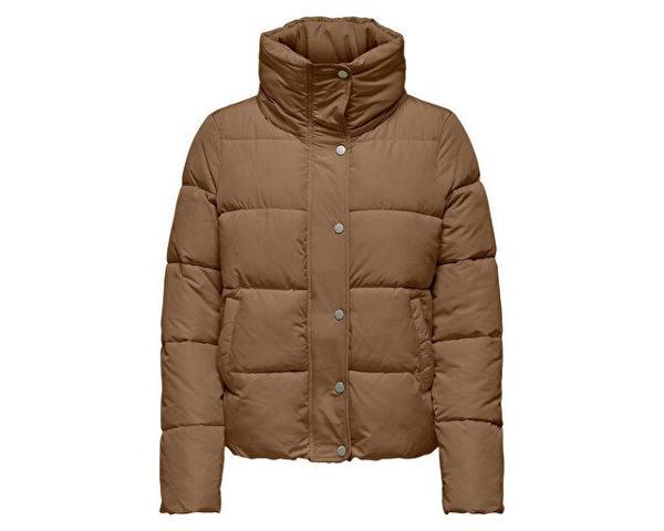 Only Onlnewcool Puffer Kadın Günlük Mont 15295424-OTTER Kahverengi - Image 1