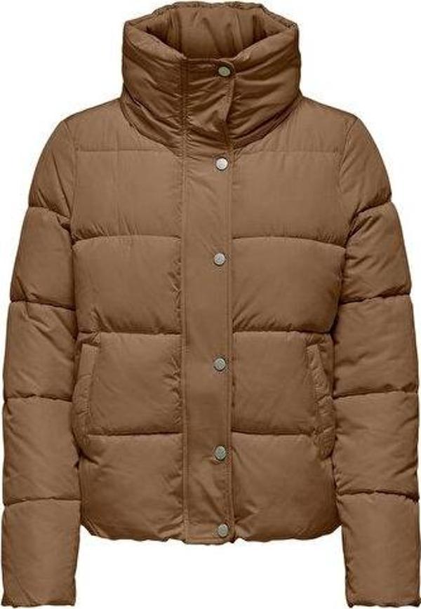 Only Onlnewcool Puffer Kadın Günlük Mont 15295424-OTTER Kahverengi - Image 1