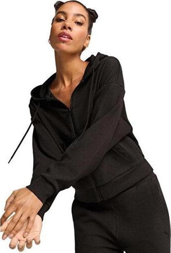 Puma Her Crop Full-Zip Hoodie Kadın Günlük Ceket 68505601 Renkli - Image 1