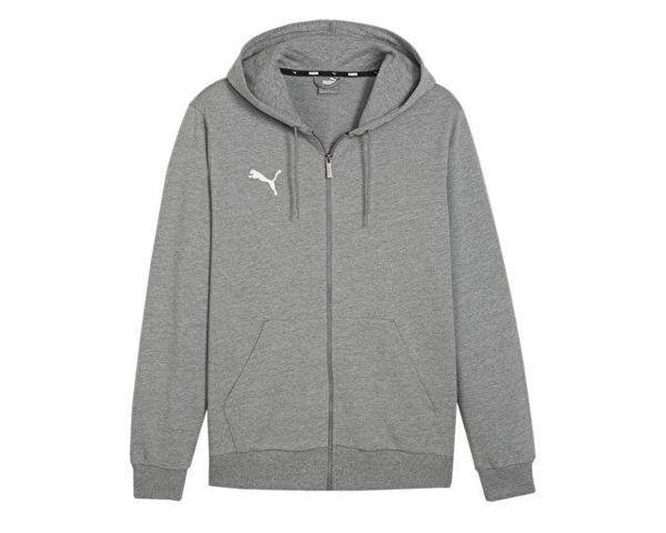 Puma Teamgoal Casuals Hooded Erkek Futbol Ceketi 65859533 Gri - Image 1
