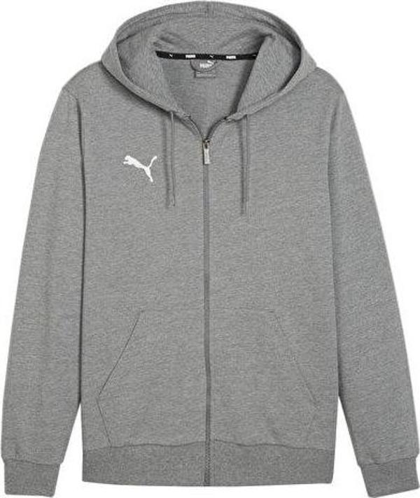 Puma Teamgoal Casuals Hooded Erkek Futbol Ceketi 65859533 Gri - Image 1
