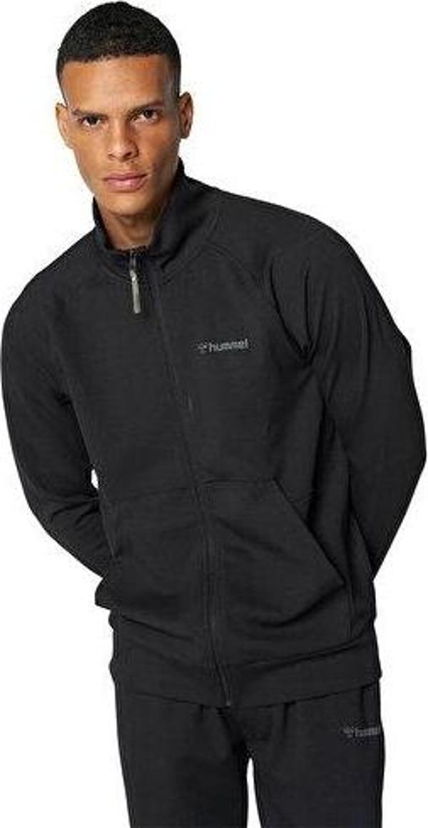 Hummel Evon Zip Jacket Erkek Günlük Ceket 921678-2001 Siyah - Image 1