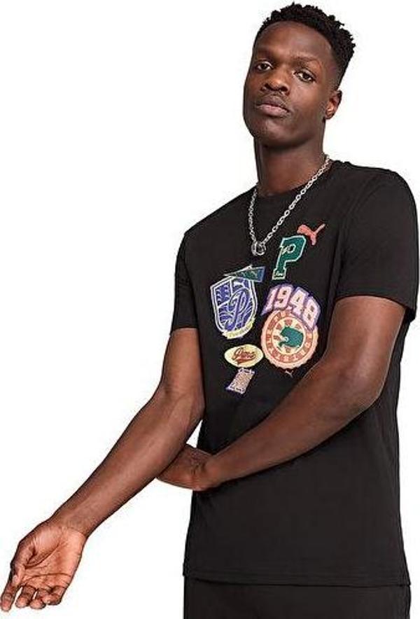Puma Wardrobe Ess Graphic Tee Erkek Günlük Tişört 62962701 Renkli - Image 1