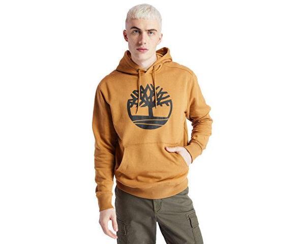 Timberland Core Logo P/O Hood Bb Erkek Günlük Sweatshirts TB0A2BJHP57 Sarı - Image 1