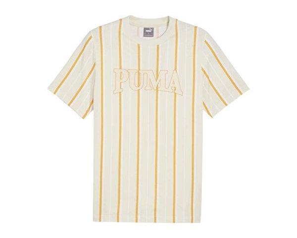 Puma Puma Squad Aop Tee Erkek Günlük Tişört 67897387 Bej - Image 1