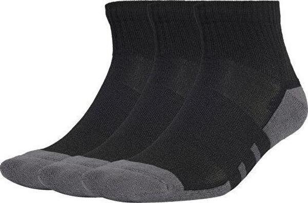 adidas Ess Cc Qrt 3P Çorap (3 Çift) JC6453 Siyah - Image 1