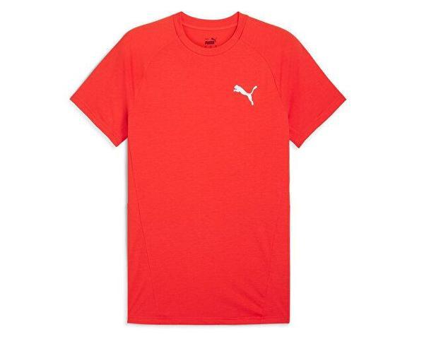 Puma Evostripe Tee Erkek Günlük Tişört 68169718 Kırmızı - Image 1