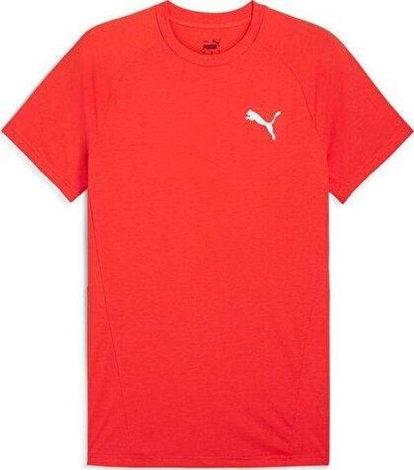 Puma Evostripe Tee Erkek Günlük Tişört 68169718 Kırmızı - Image 1