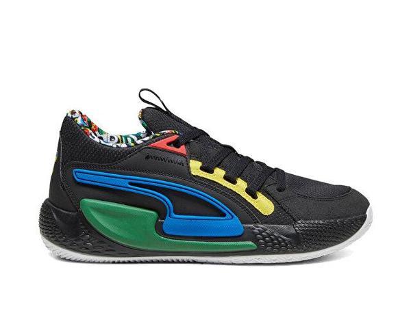 Puma Court Rider Erkek Basketbol Ayakkabısı 37913701 Siyah - Image 1