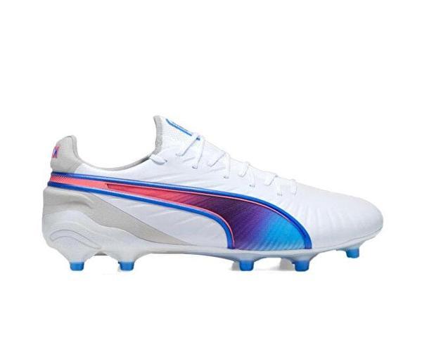 Puma King Ultimate Fg/Ag Erkek Çim Zemin Kramponu 10780902 Beyaz - Image 1