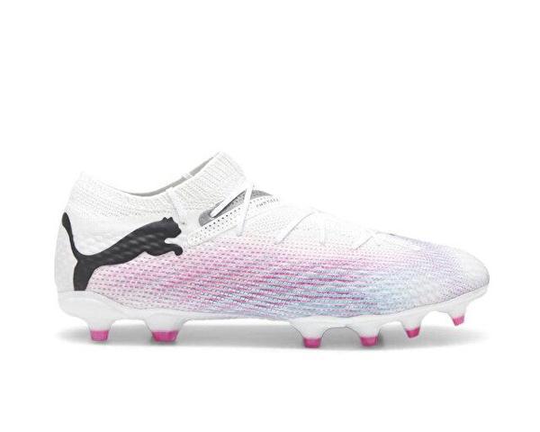 Puma FUTURE 7 PRO+ FG/AG Unisex Çim Zemin Kramponu 10770501 Beyaz - Image 1