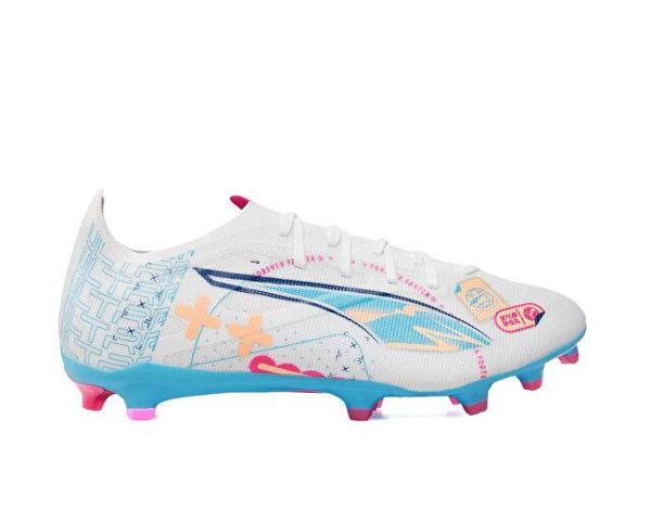 Puma Ultra 5 Match Vol. Up Fg/Ag Erkek Çim Zemin Kramponu 10806401 Beyaz - Image 1