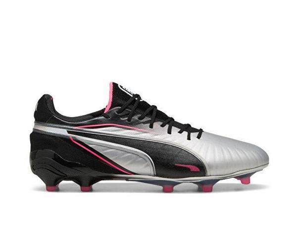Puma King Ultimate Fg/Ag Erkek Çim Zemin Kramponu 10830303 Gri - Image 1